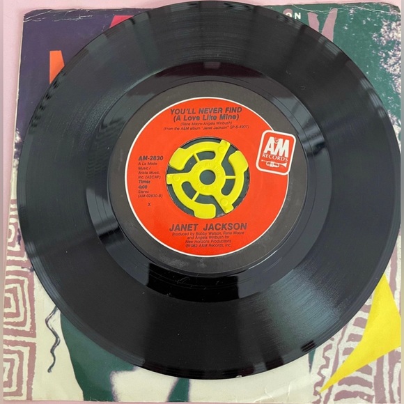 Janet Jackson - Nasty / You'll Never Find (A Love Like Mine) 45RPM 7" vinyl - Picture 4 of 4